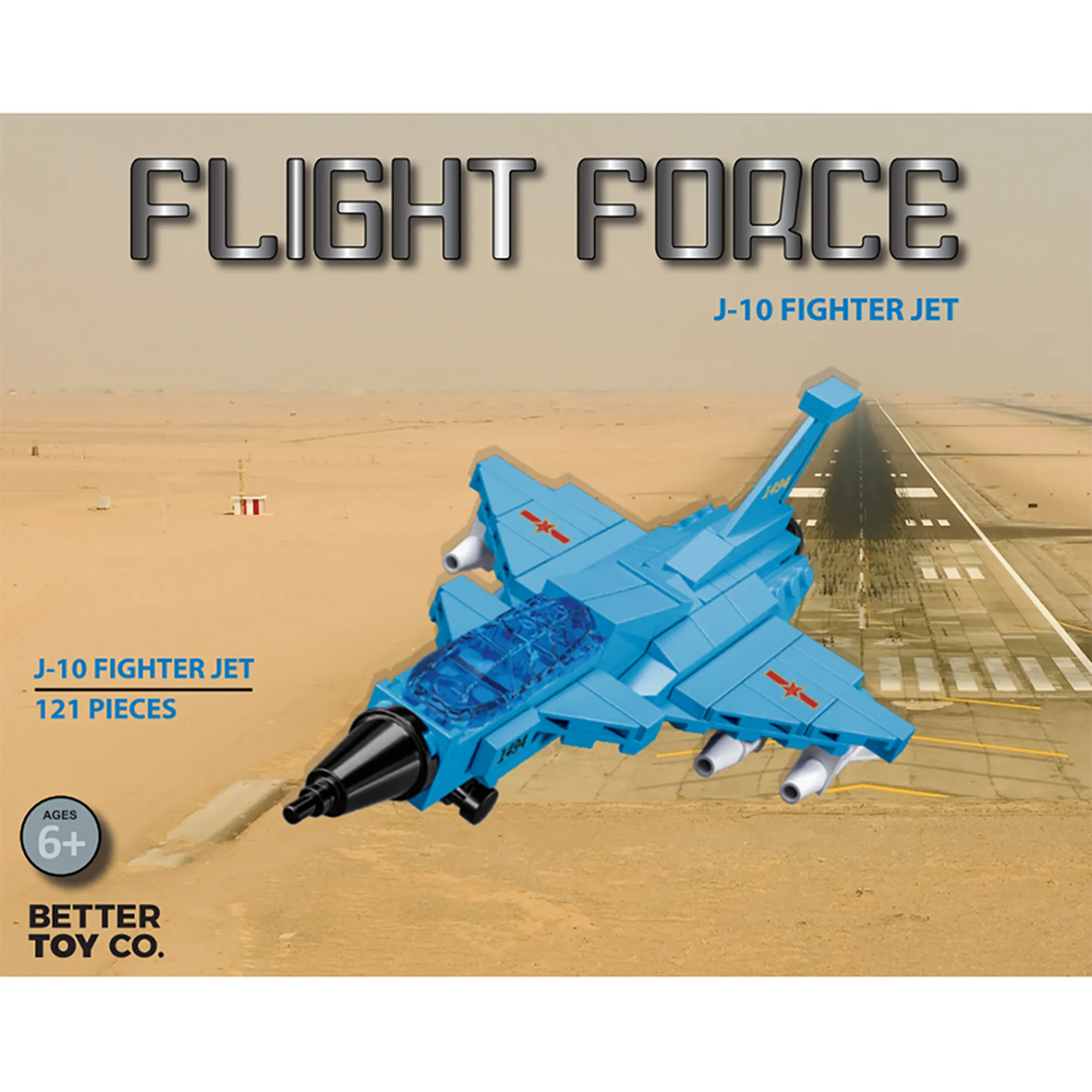 J-10 Firefly Fighter Jet Brick Kit (121 pcs)