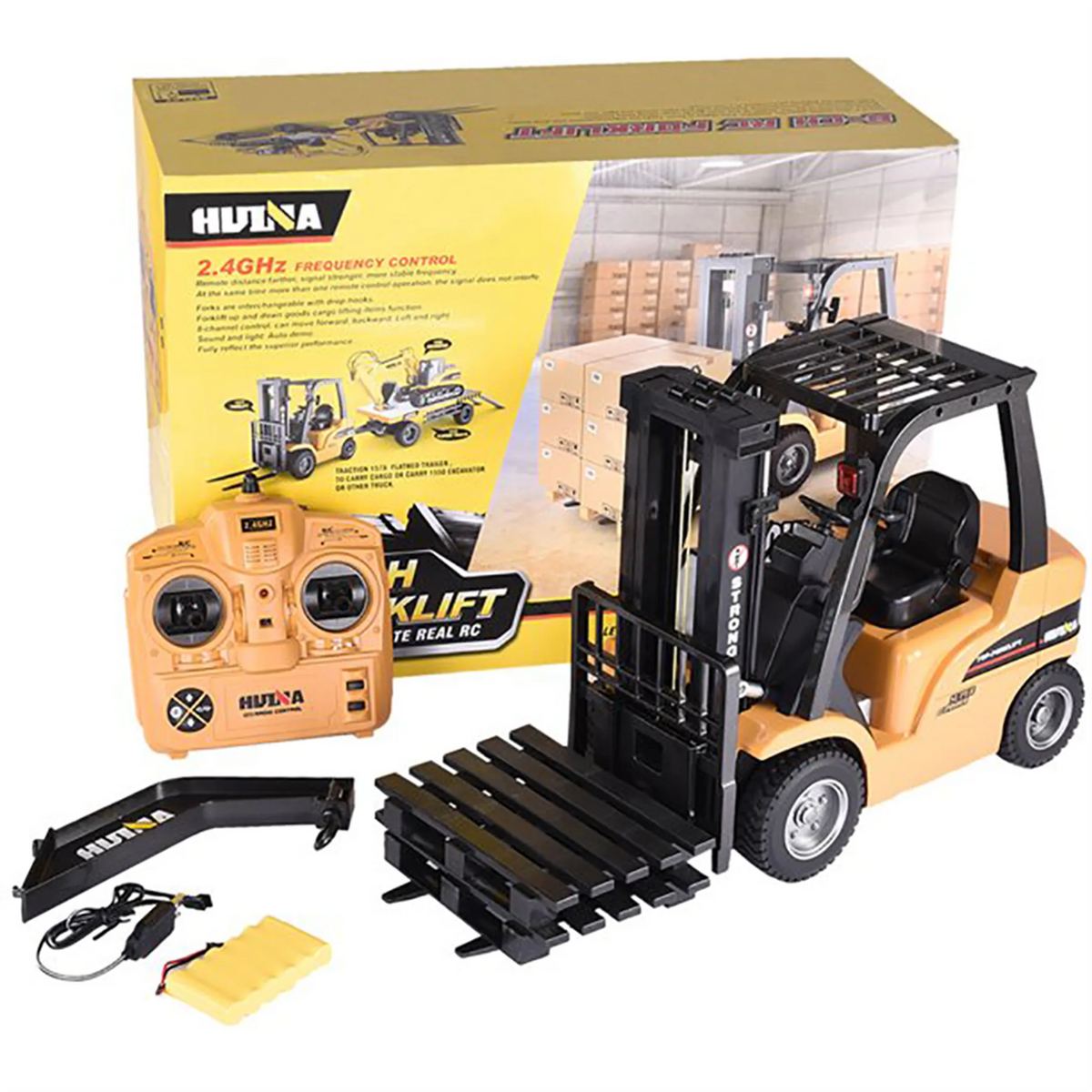 RC Alloy Forklift 1:10 Scale (Huina 1577)