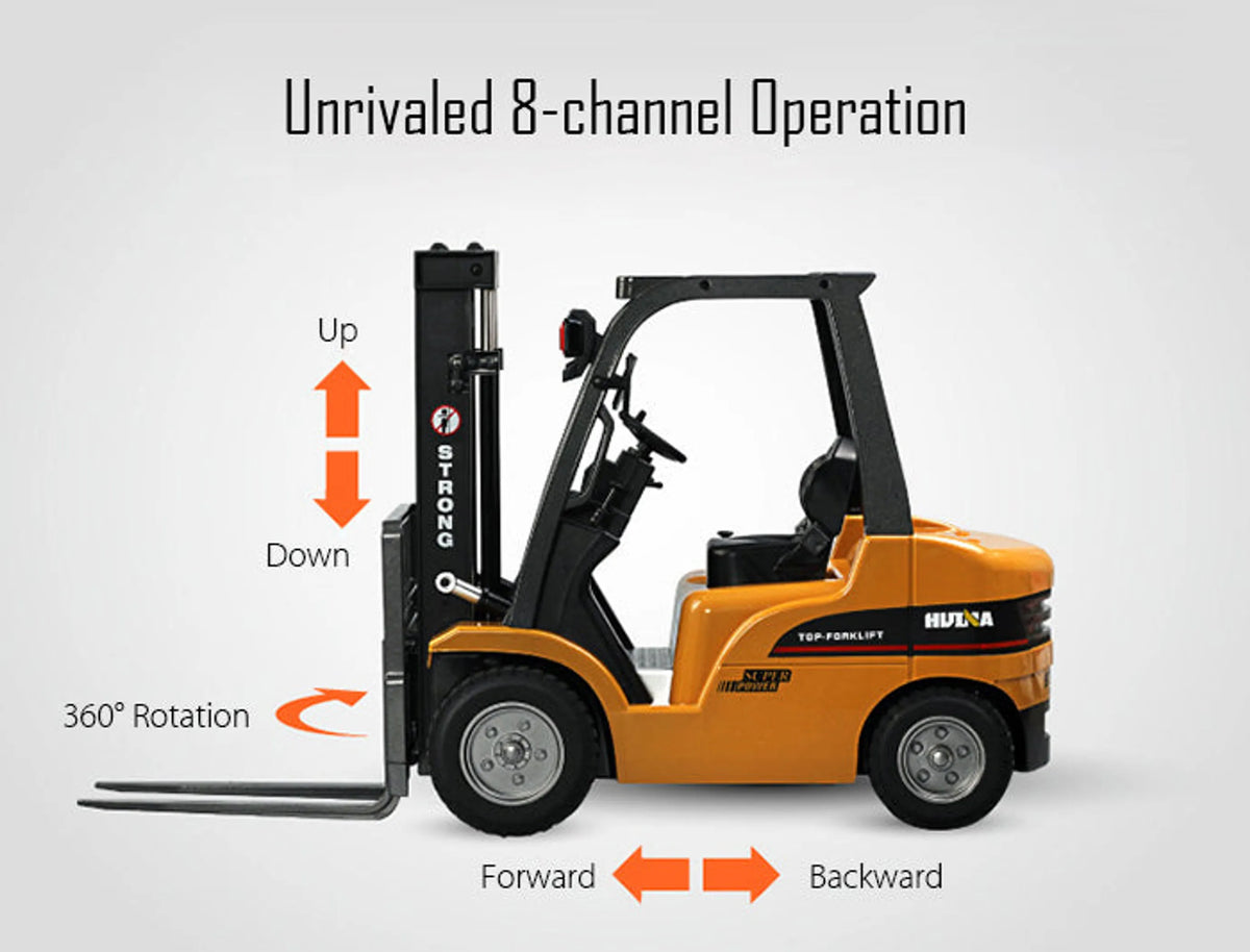 RC Alloy Forklift 1:10 Scale (Huina 1577)
