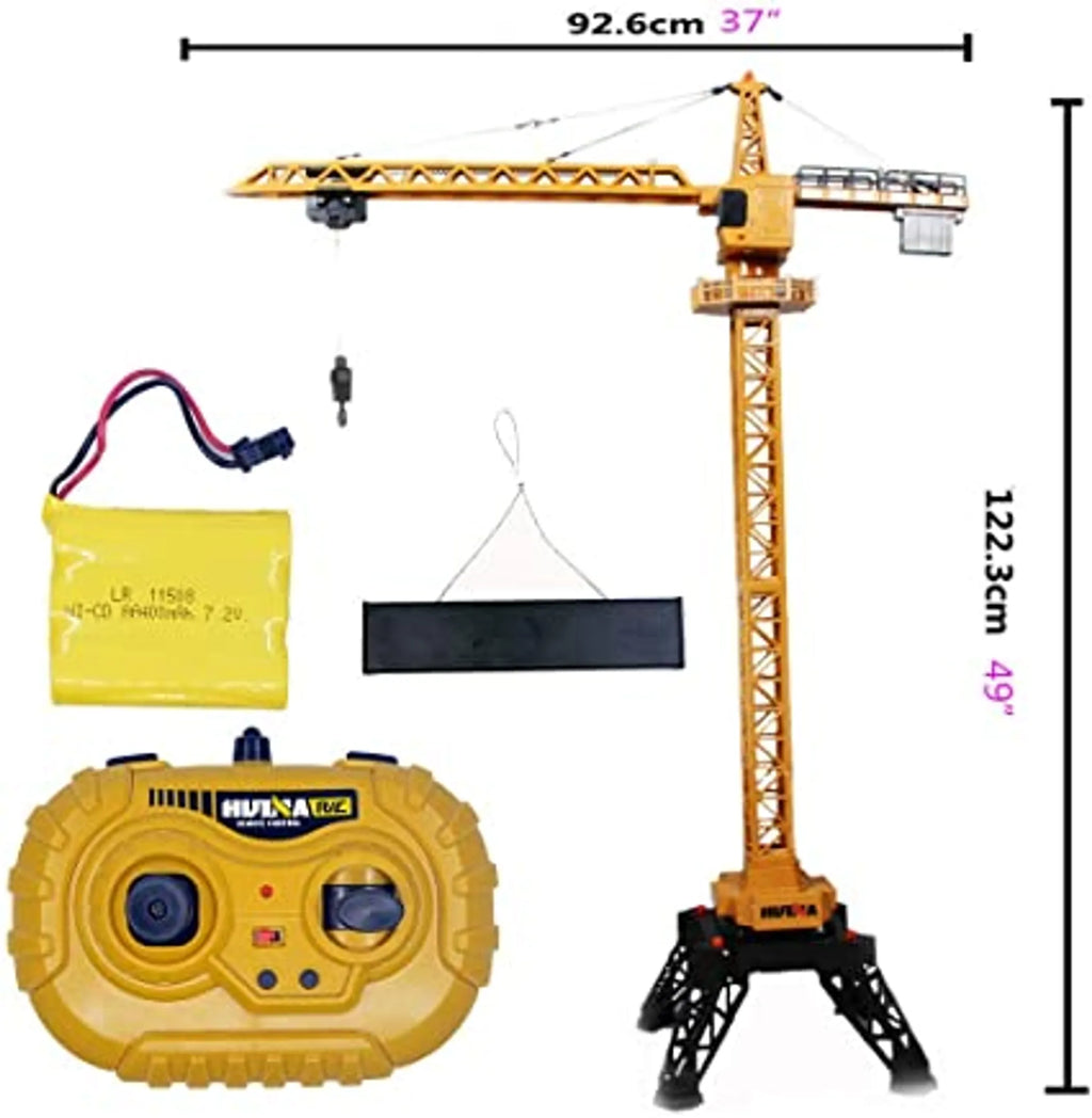 Huina 1585 RC Tower Crane Die-Cast Model (1:14)