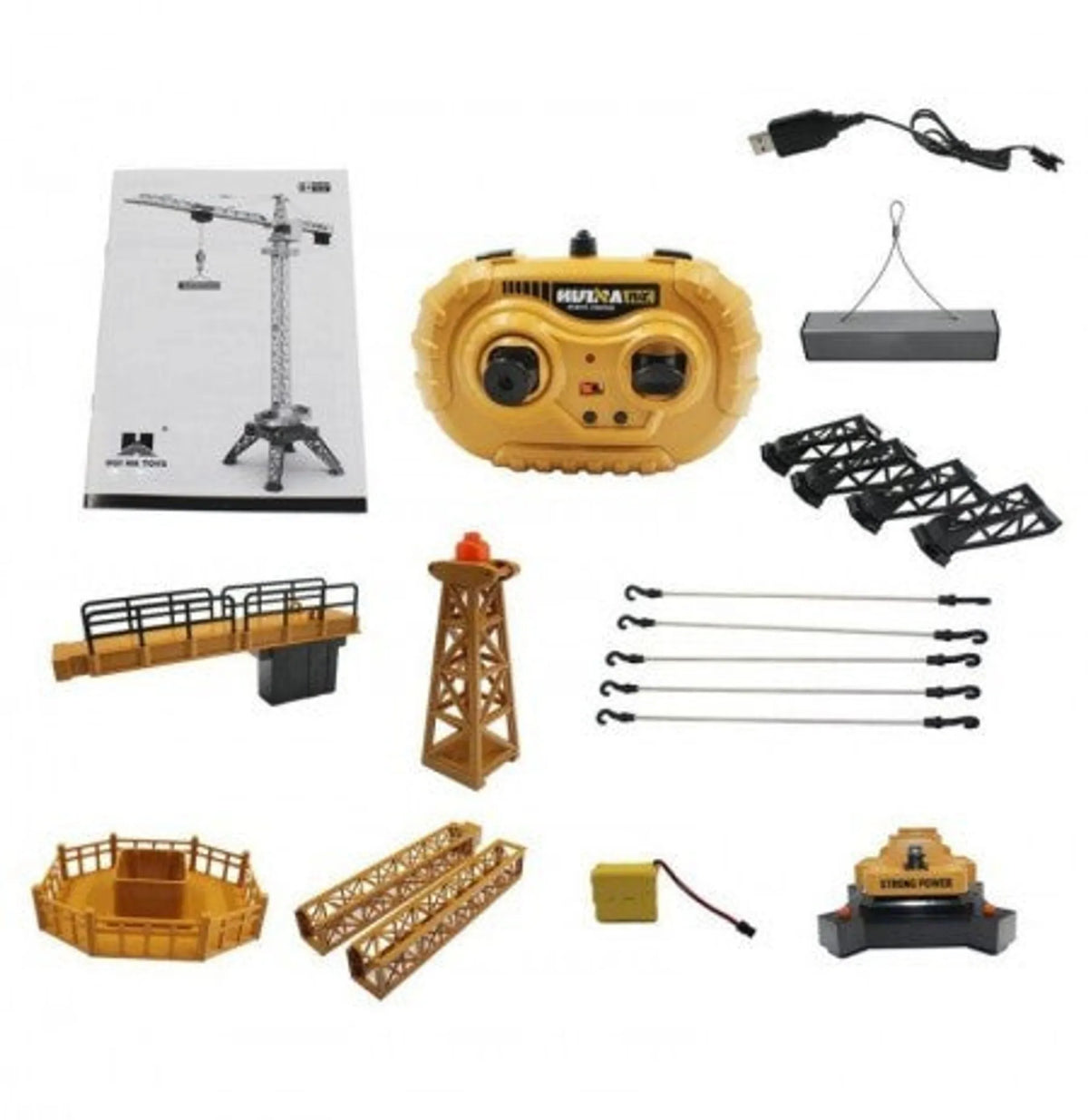 Huina 1585 RC Tower Crane Die-Cast Model (1:14)