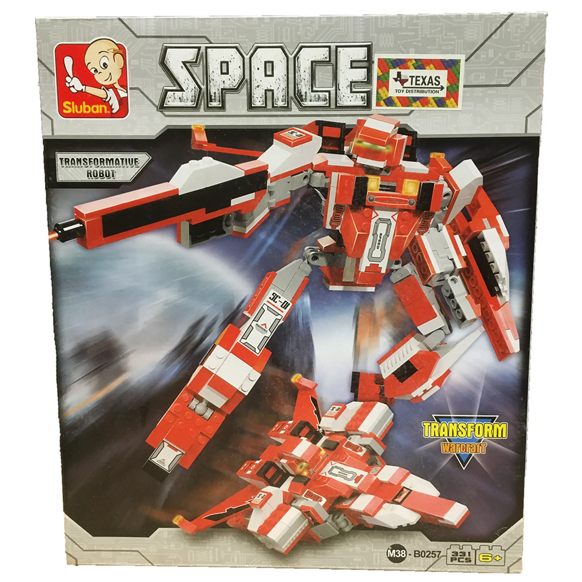 Space Flamingo Transformer Brick Kit (331 pcs) - view 2
