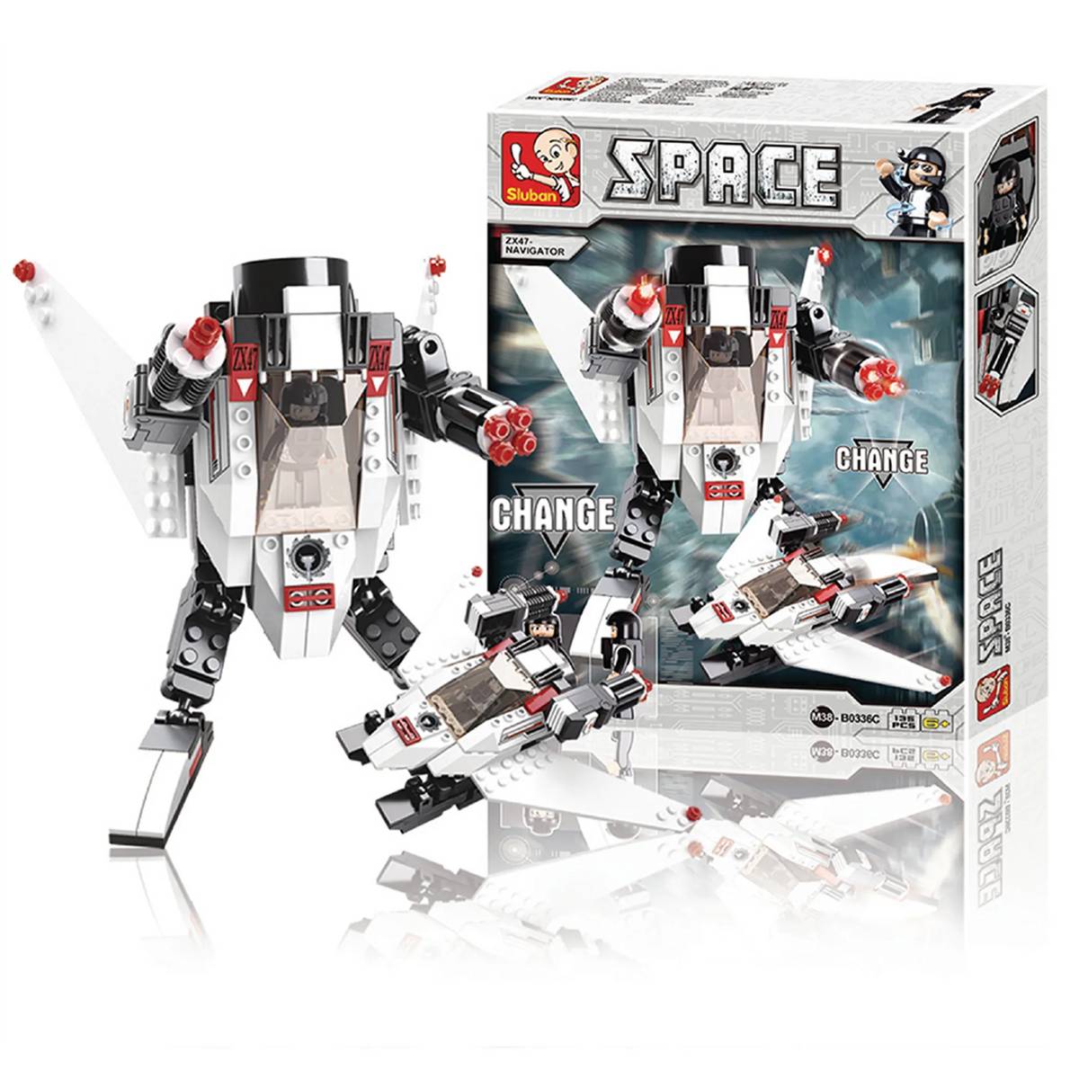 Space Transformer ZX47 Navigator Brick Kit (135 pcs)
