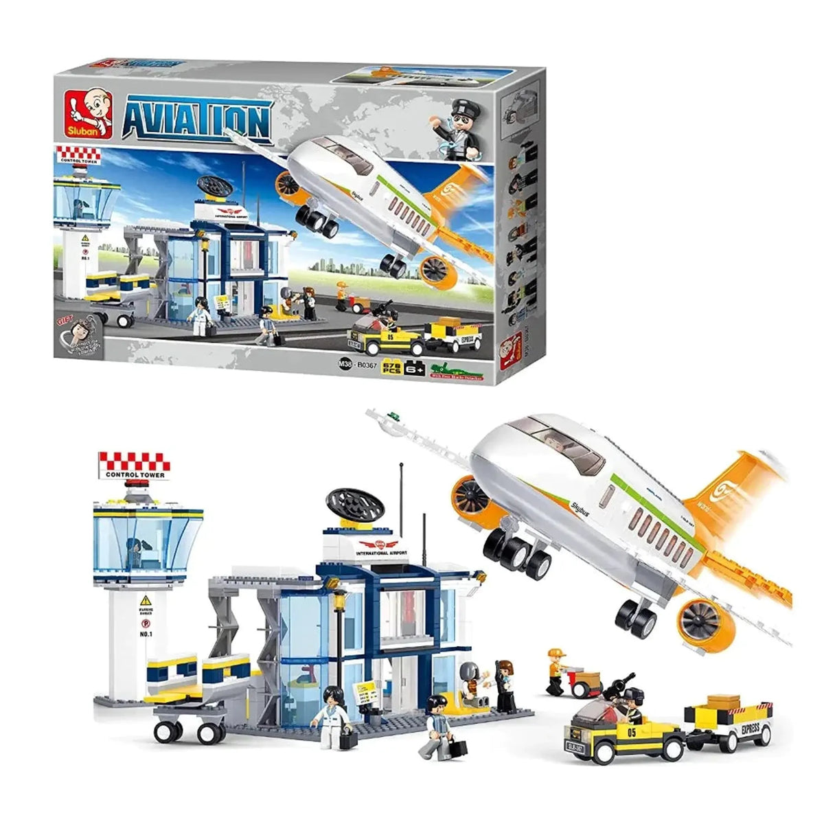 International Airport Building Brick Kit (678 pcs) - view 7