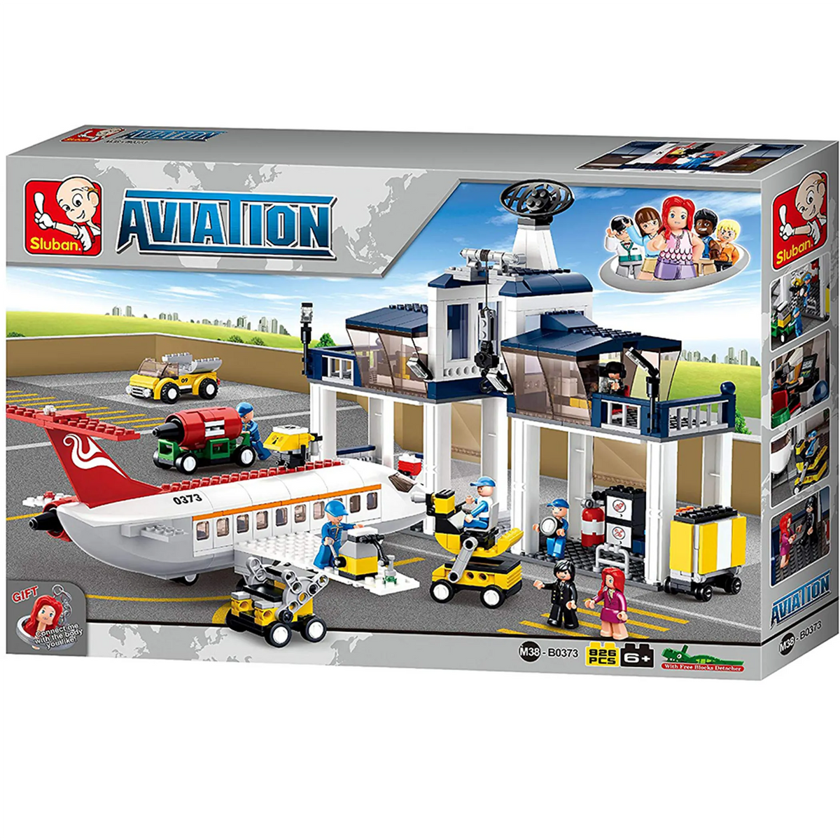 Aircraft Maintenance Base Brick Kit (826 pcs)
