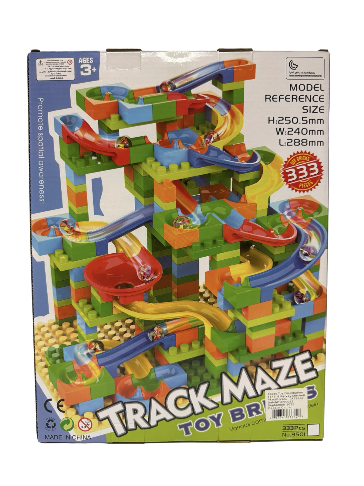 Building Brick Marble Maze (333 pcs)