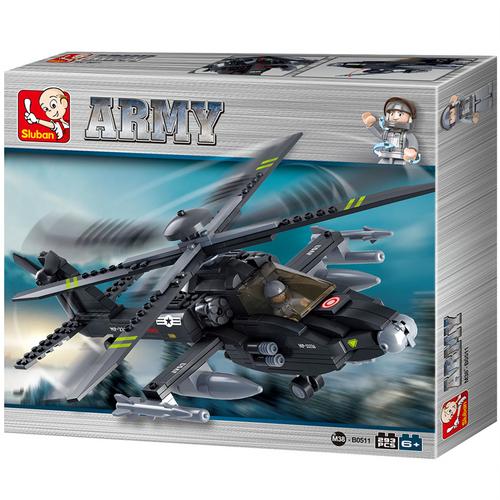 AH-64 Apache Helicopter Brick Kit (293 pcs) - view 2