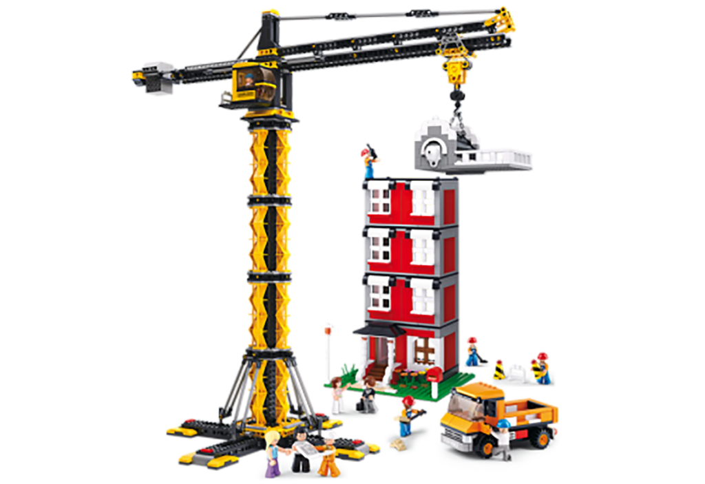 Tower Crane Construction Brick Kit (1461 pcs)