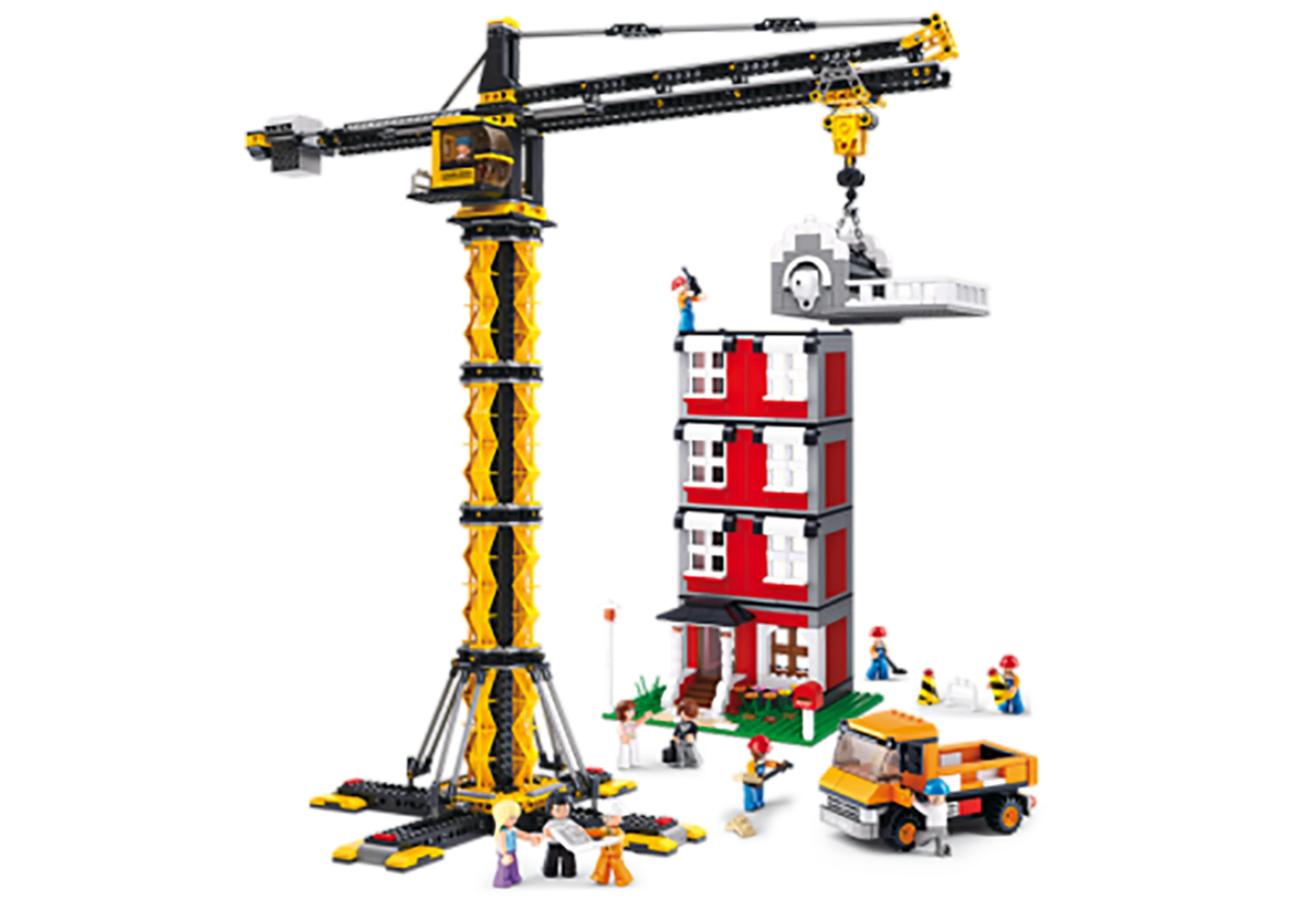 Tower Crane Construction Brick Kit (1461 pcs)