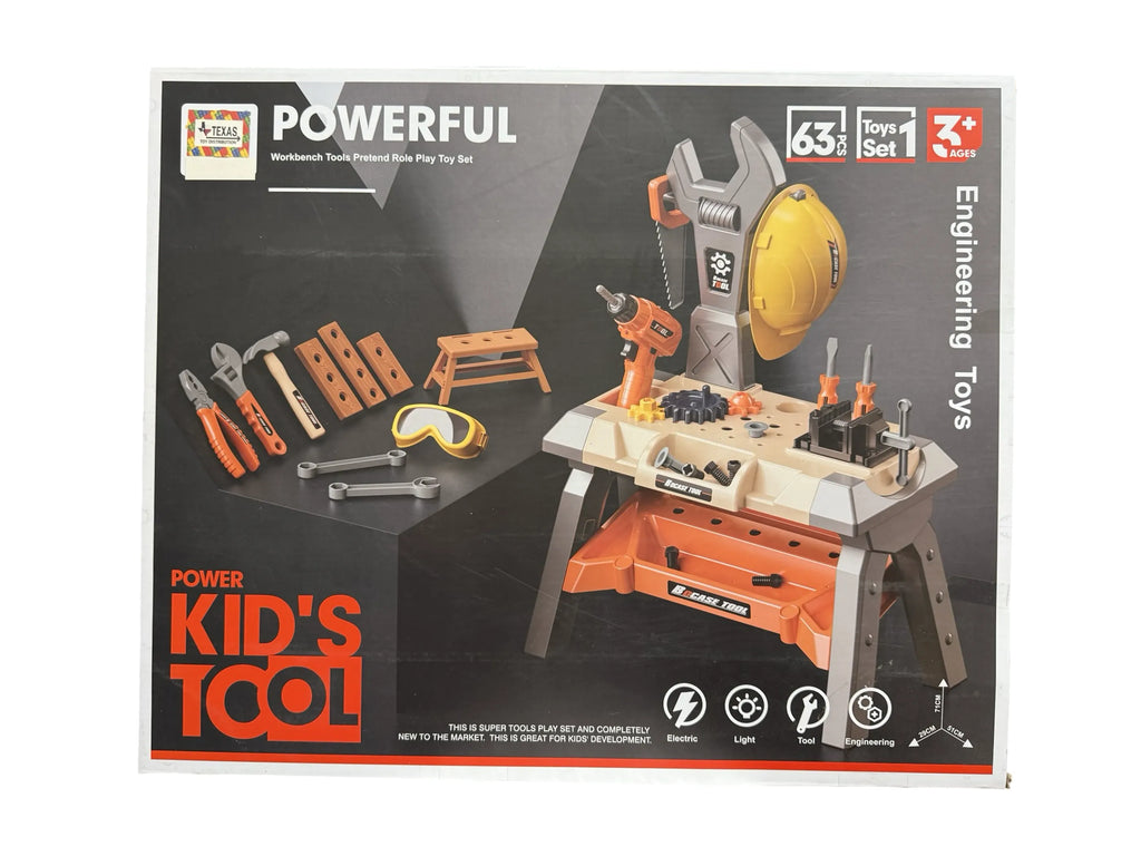Kids Workbench Tool Set (63 pcs)