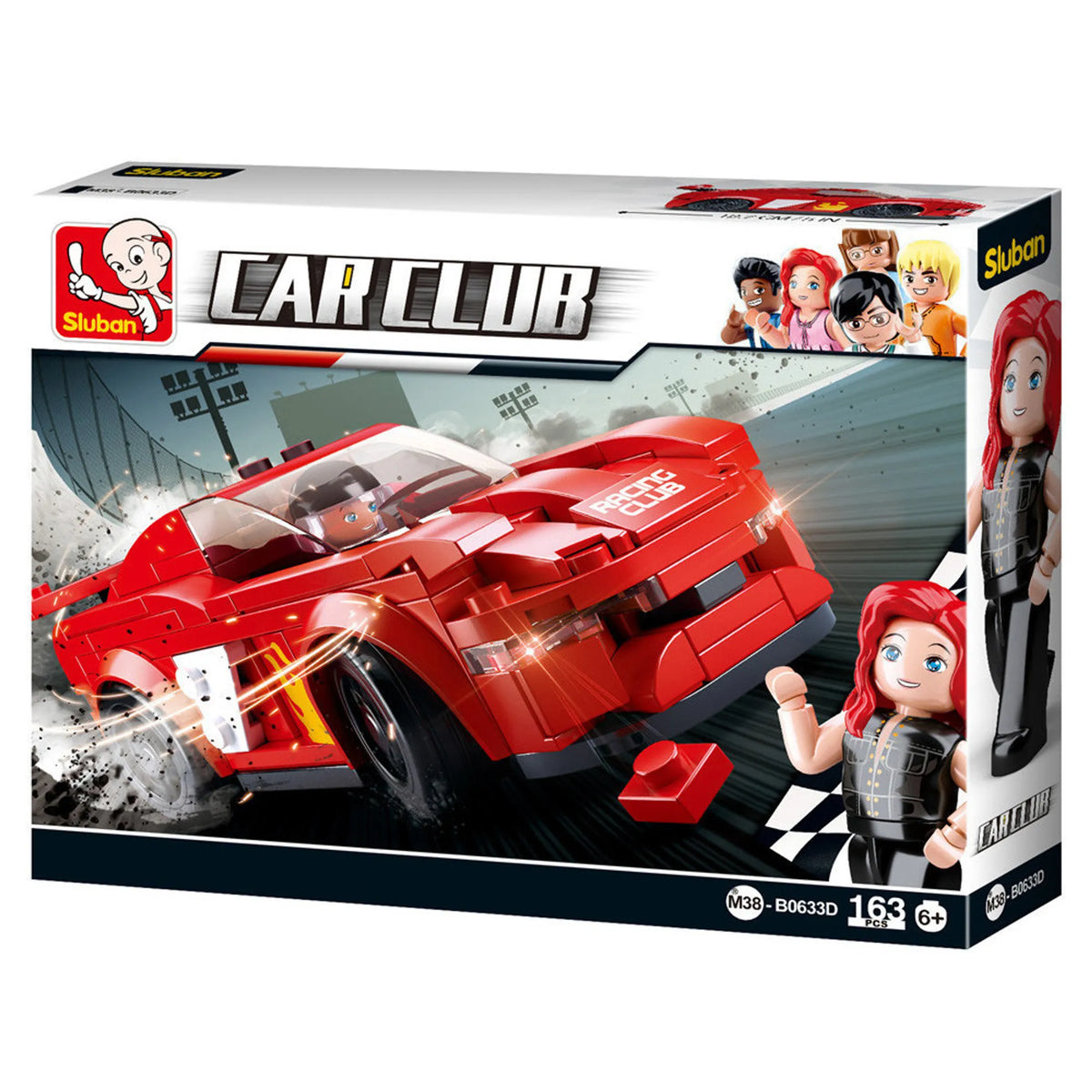 Car Club Bird Building Brick Kit (163 pcs)