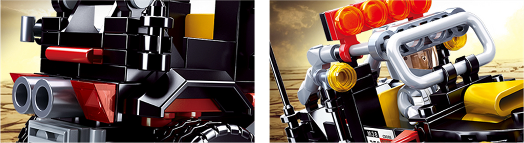 Car Club Off-Road Brick Kit, Black (158 pcs)