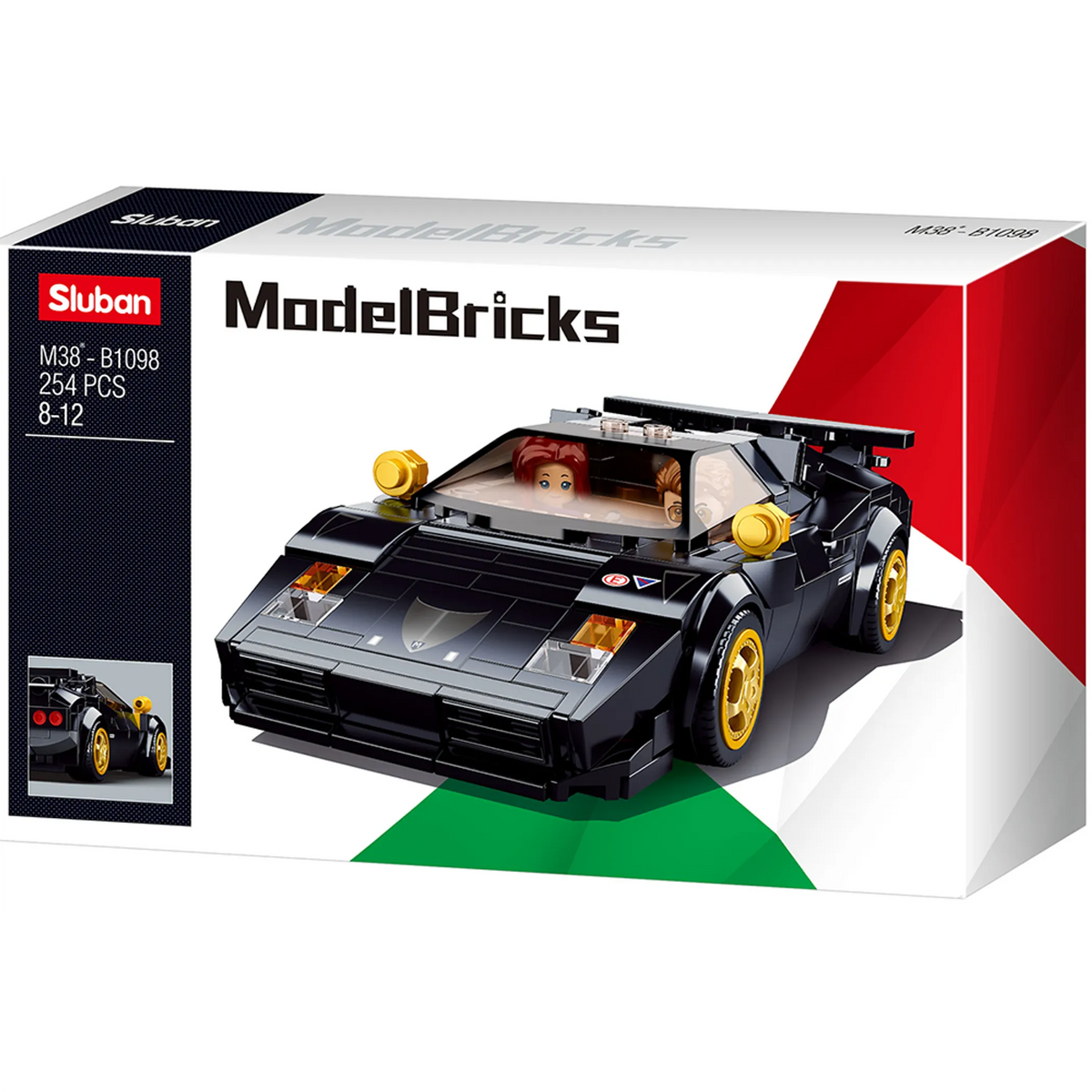 Sports Car Building Brick Kit (254 pcs)