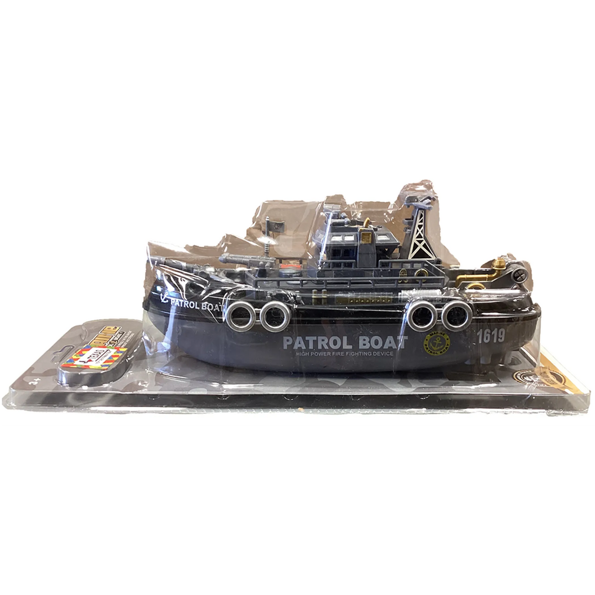 Marine Patrol Boat Toy with Water Spray and Sounds - view 2