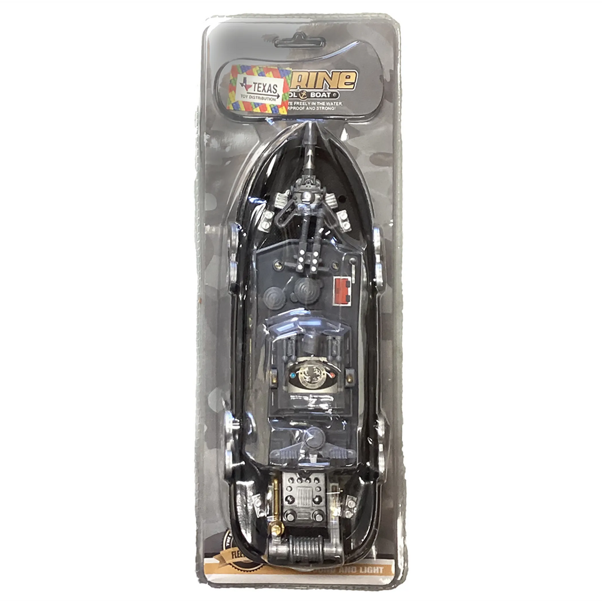 Marine Patrol Boat Toy with Water Spray and Sounds