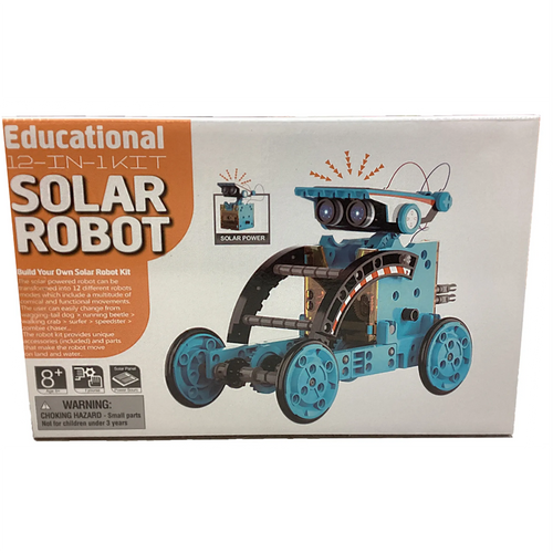 12-in-1 Solar Robot STEM Building Kit
