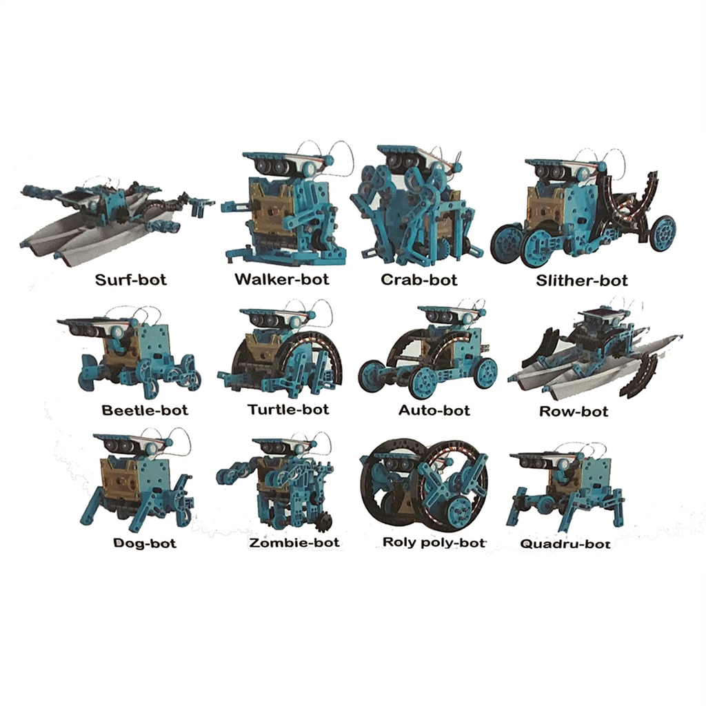 12-in-1 Solar Robot STEM Building Kit