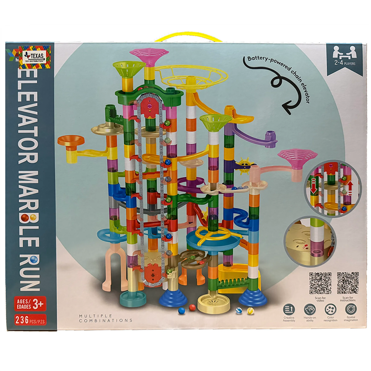 Elevator Marble Run Building Set (236 pcs)