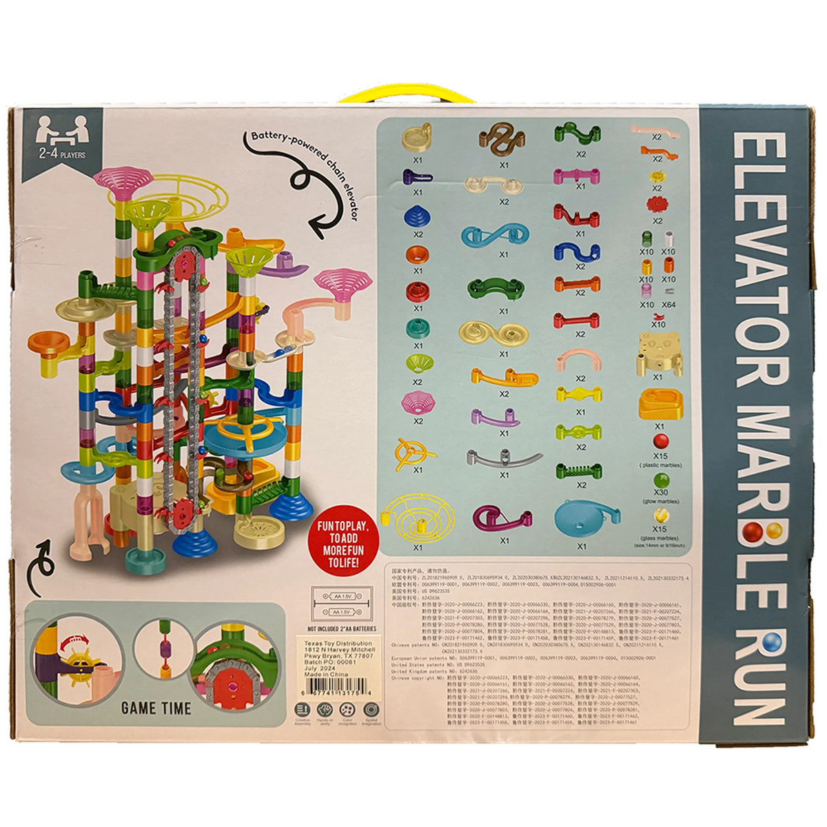 Elevator Marble Run Building Set (236 pcs)