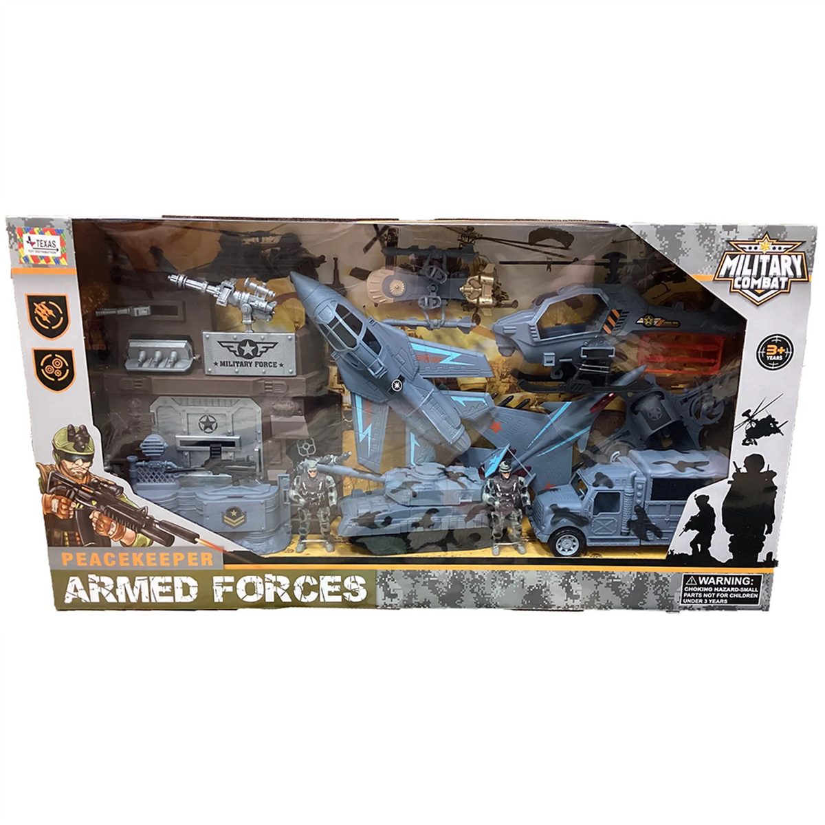 Military Combat Base Army Forces Play Set