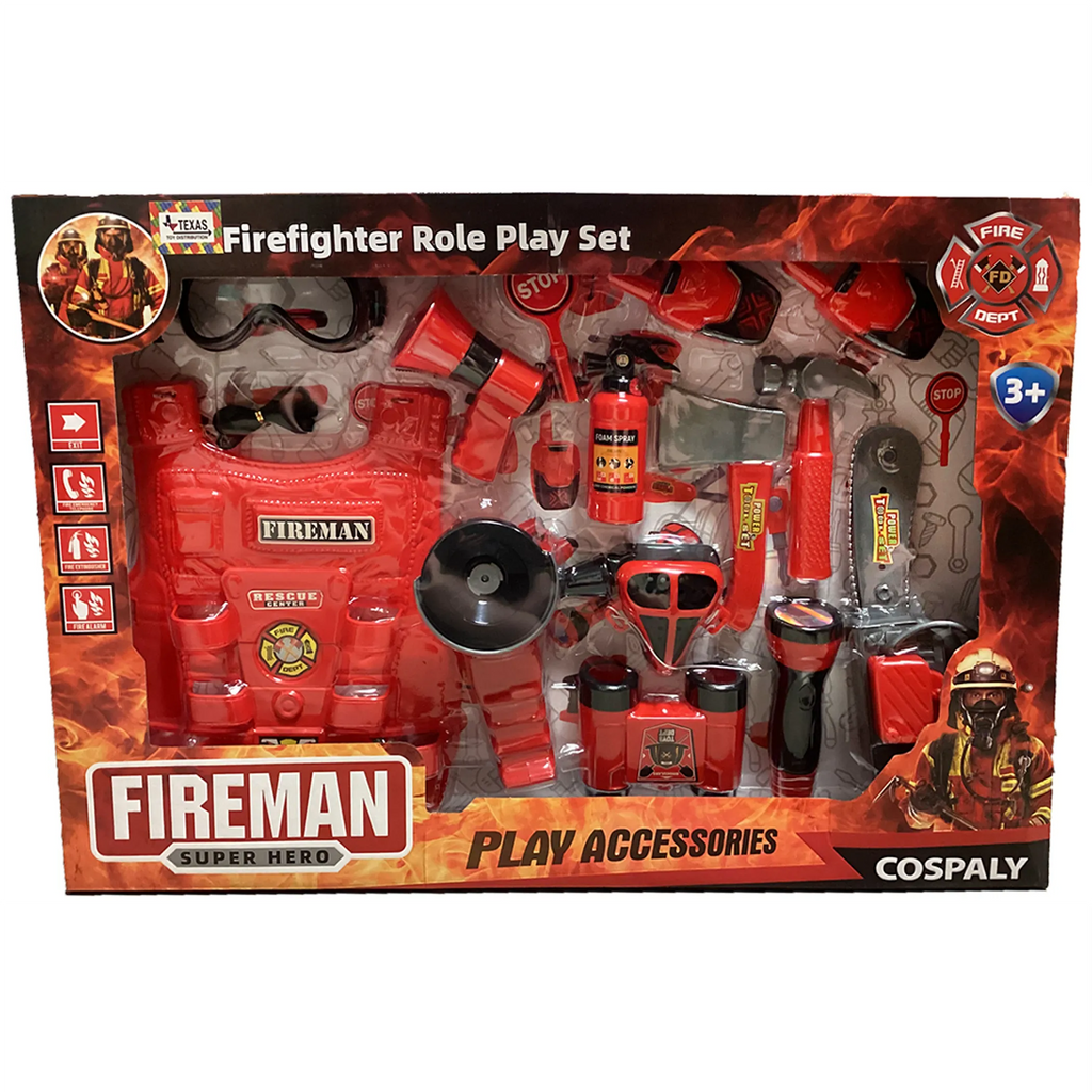 Firefighter Role Play Set with Accessories