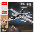 F-18 Hornet Fighter Jet Building Brick Kit (628 pcs)