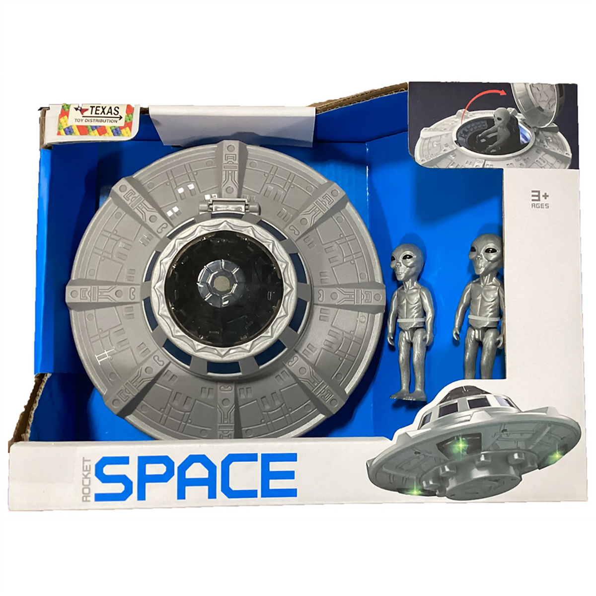 UFO Space Playset with 2 Alien Figurines - view 2