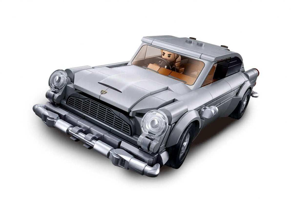Secret Agent Spy Car Building Brick Kit (325 pcs)