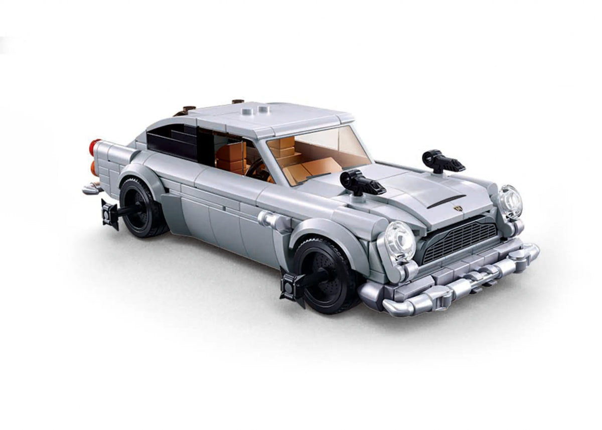 Secret Agent Spy Car Building Brick Kit (325 pcs)
