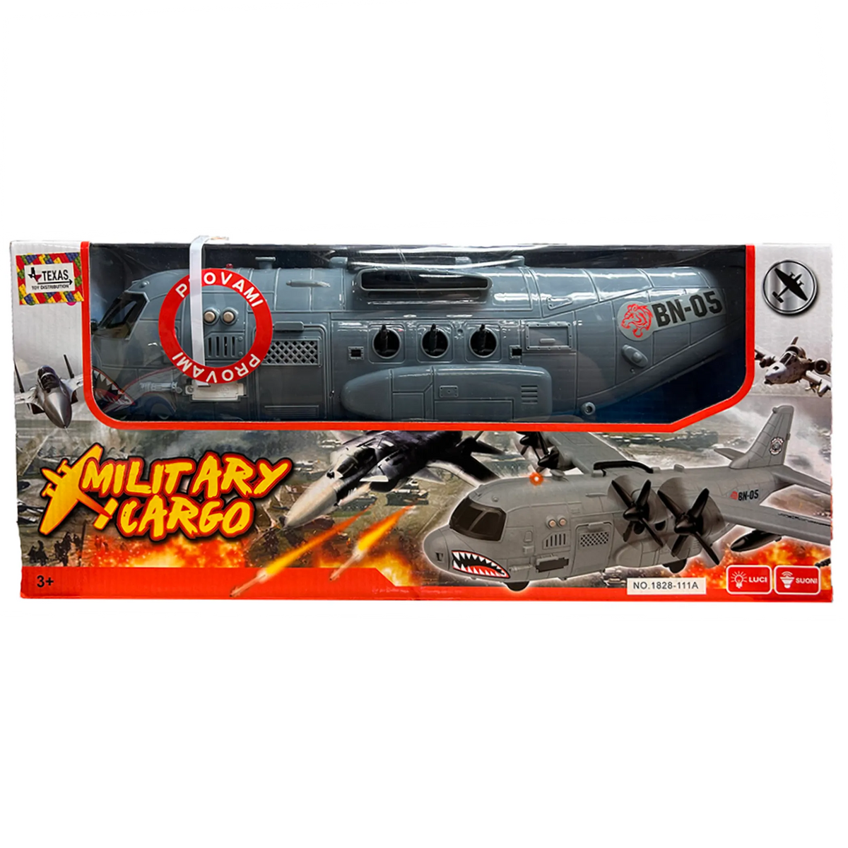 Large Military Transport Cargo Plane Toy