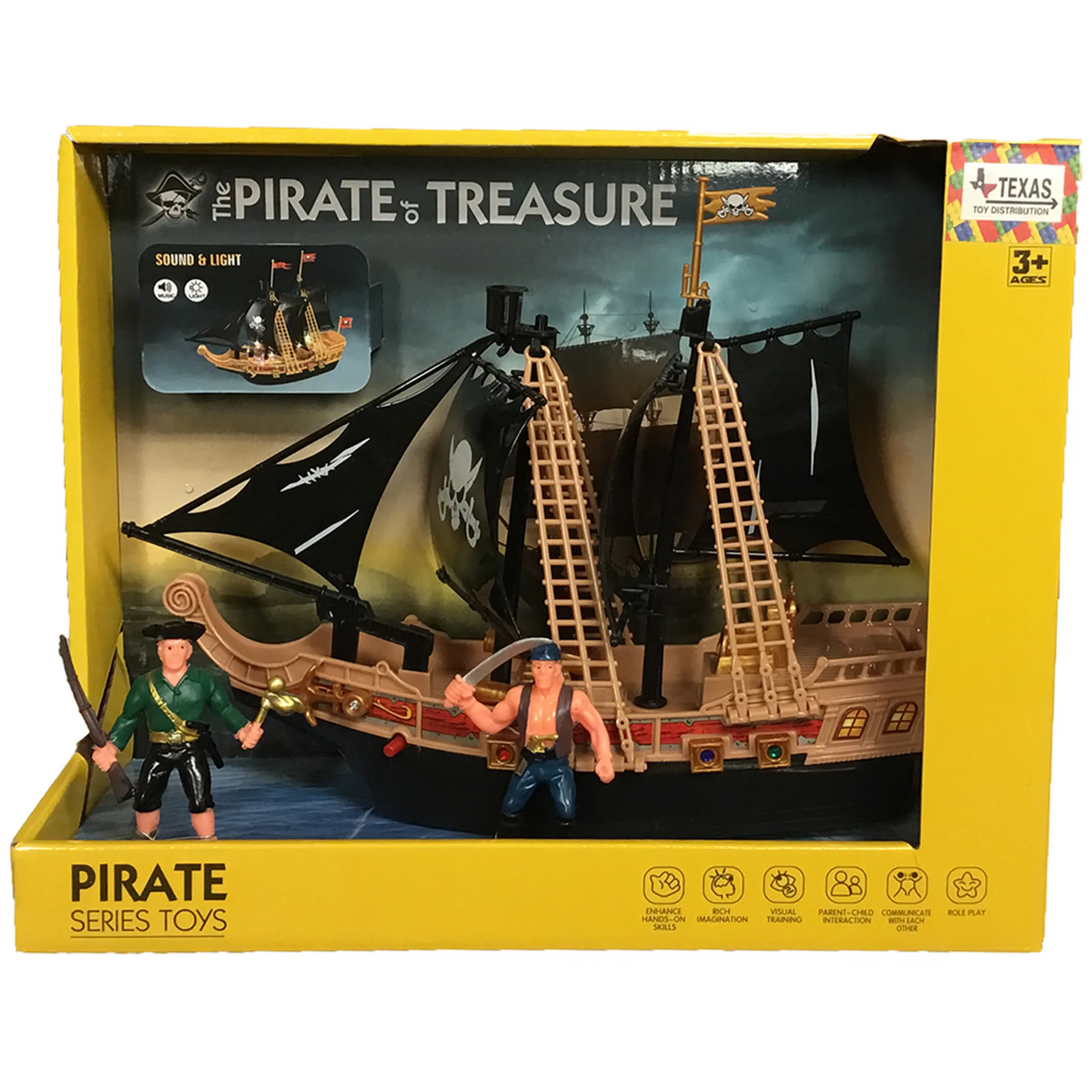 Pirate Ship Play Set with Lights and Sounds
