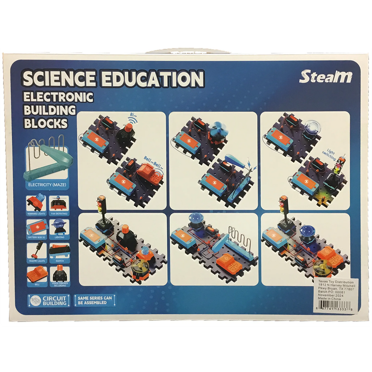 Electronic Circuit Board DIY STEM Kit with Lights