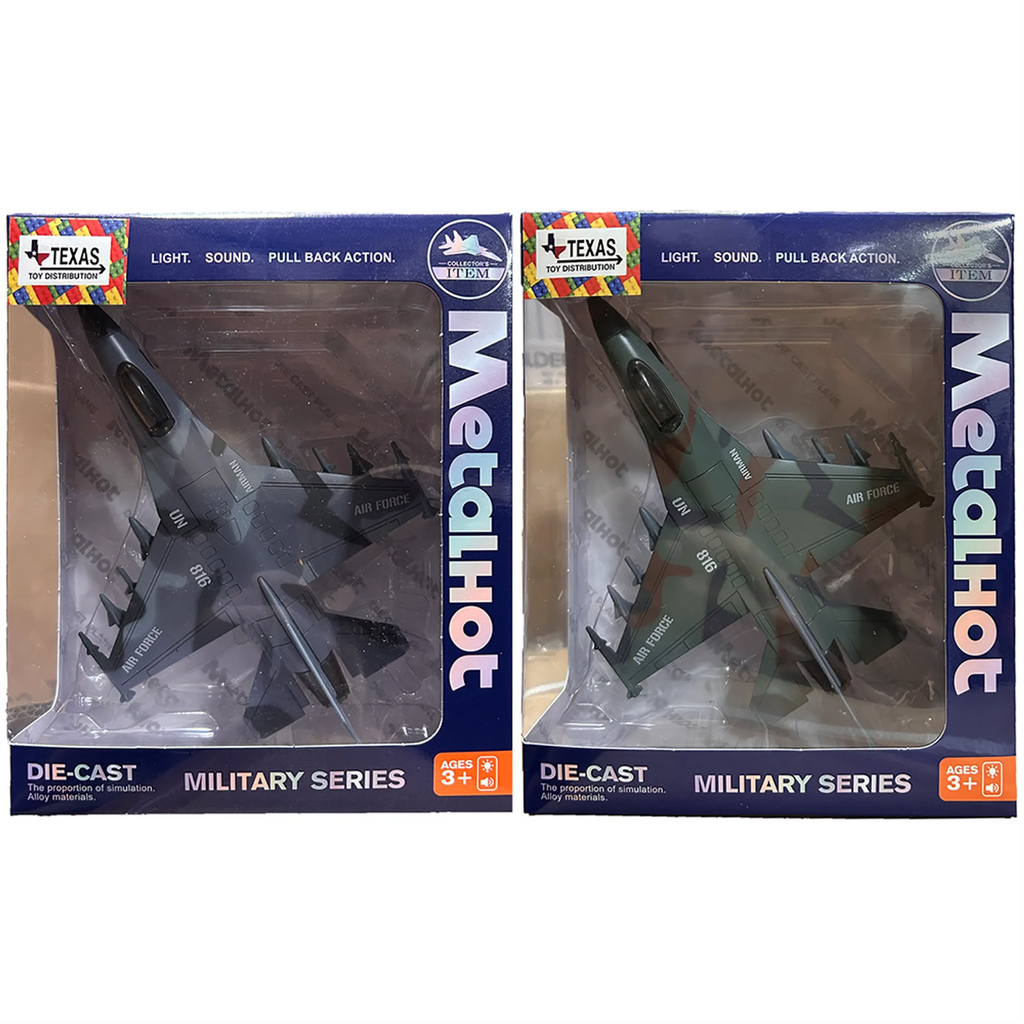 Diecast F-16 Fighter Jet Military Model