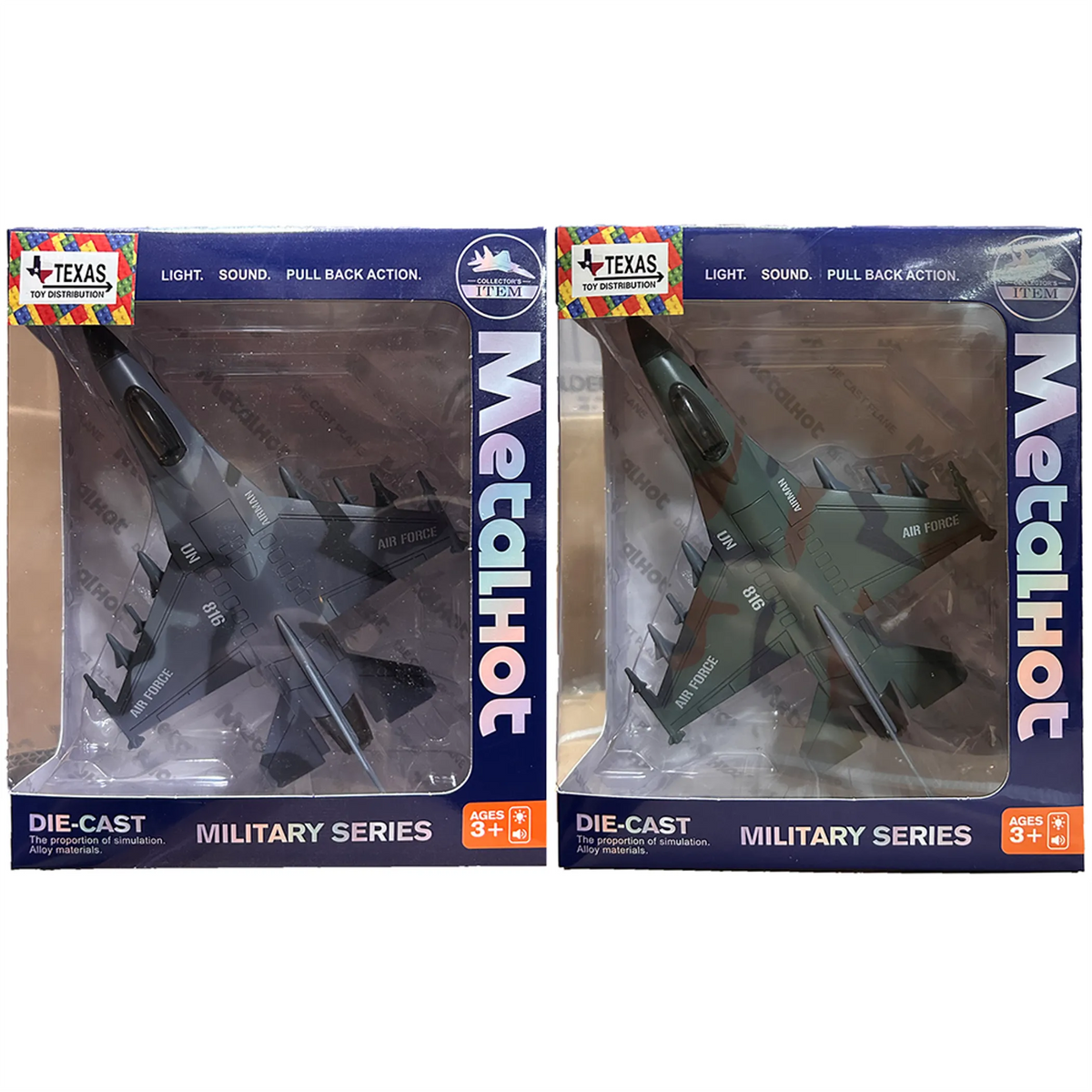 Diecast F-16 Fighter Jet Military Model