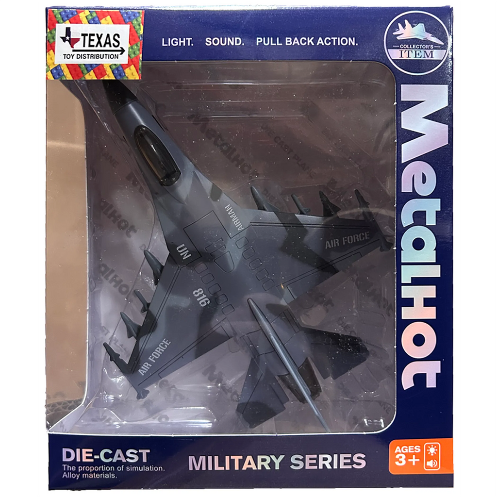 Diecast F-16 Fighter Jet Military Model
