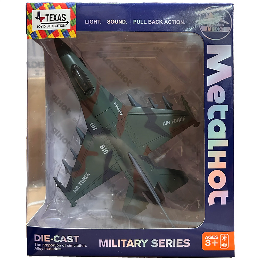 Diecast F-16 Fighter Jet Military Model