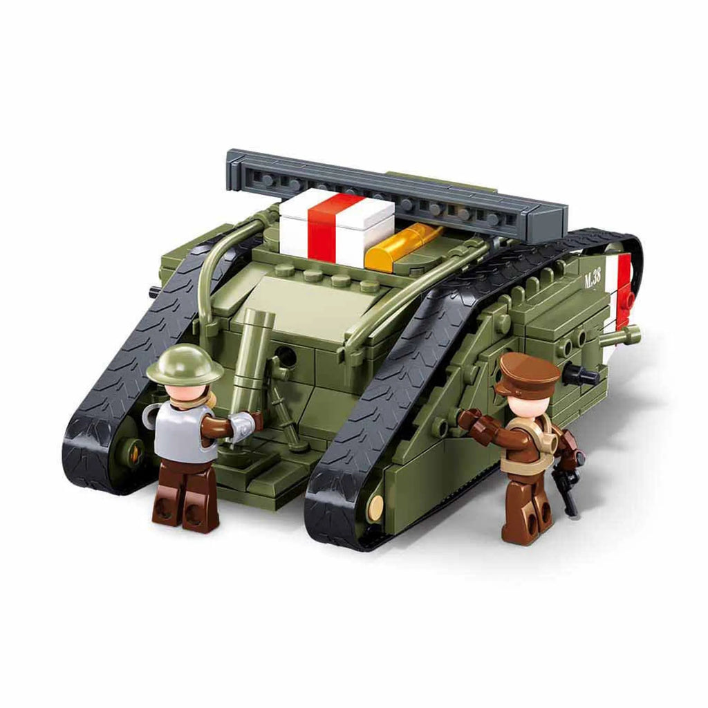 Mark V WWI Tank Building Brick Kit (518 pcs)