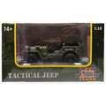 Tactical Jeep 7" Die-Cast Model 1:18 Scale