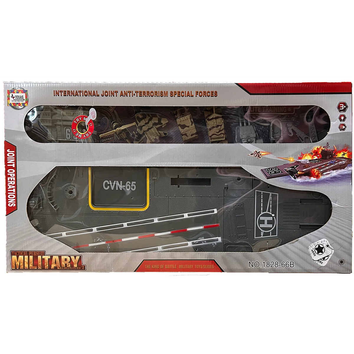 USS Enterprise CVN-65 Aircraft Carrier Play Set