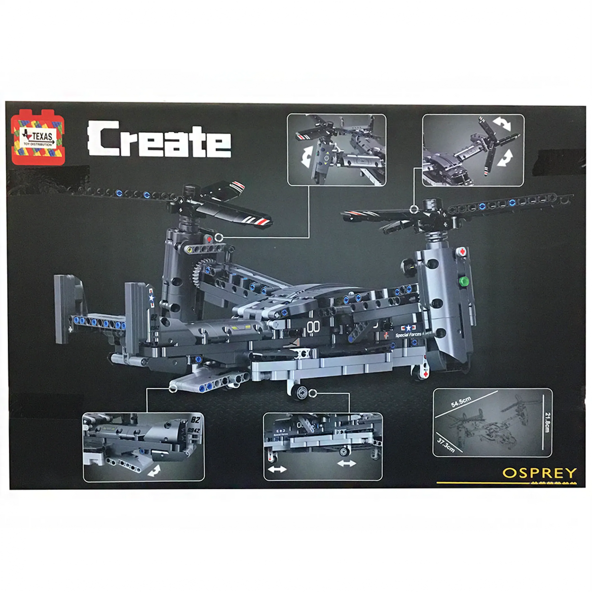 Osprey Military Plane Building Kit (1133 pcs)