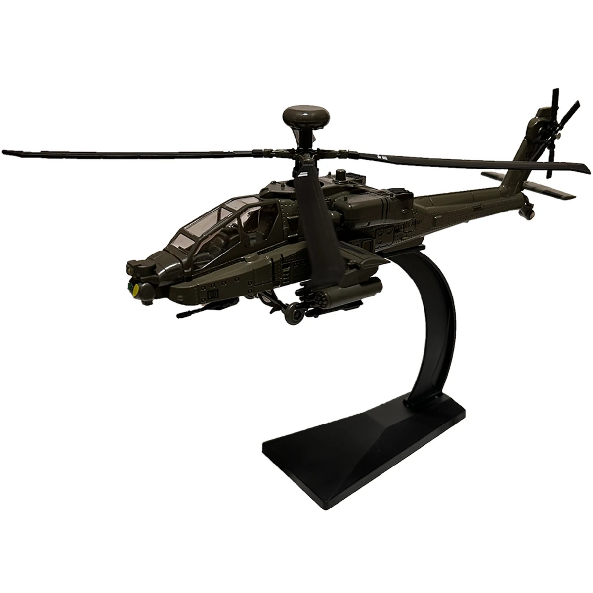 Apache Helicopter 1:64 Scale Metal Model