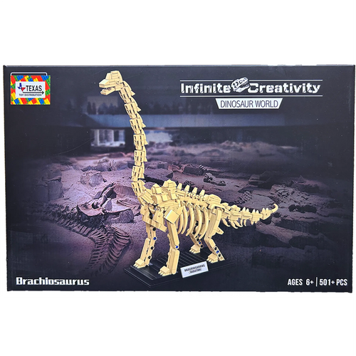 Brachiosaurus Skeleton Dinosaur Brick Kit (501 pcs) - view 2