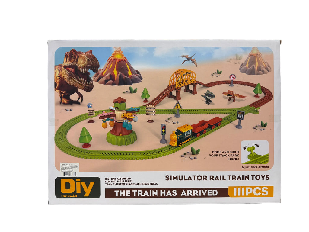 Train Rail Set with Lights & Sounds (84 pcs)