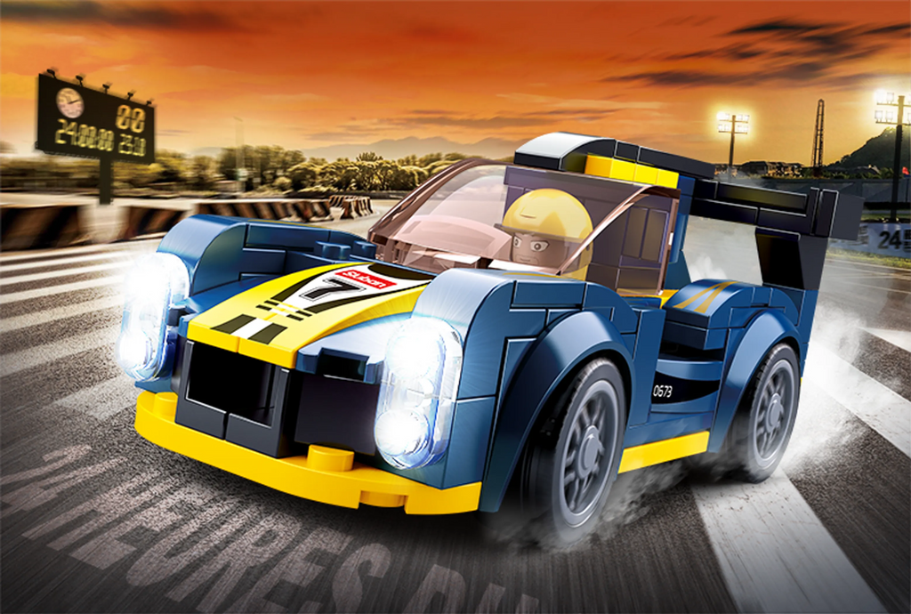 Car Club LeMans Race Car Brick Kit (154 pcs)
