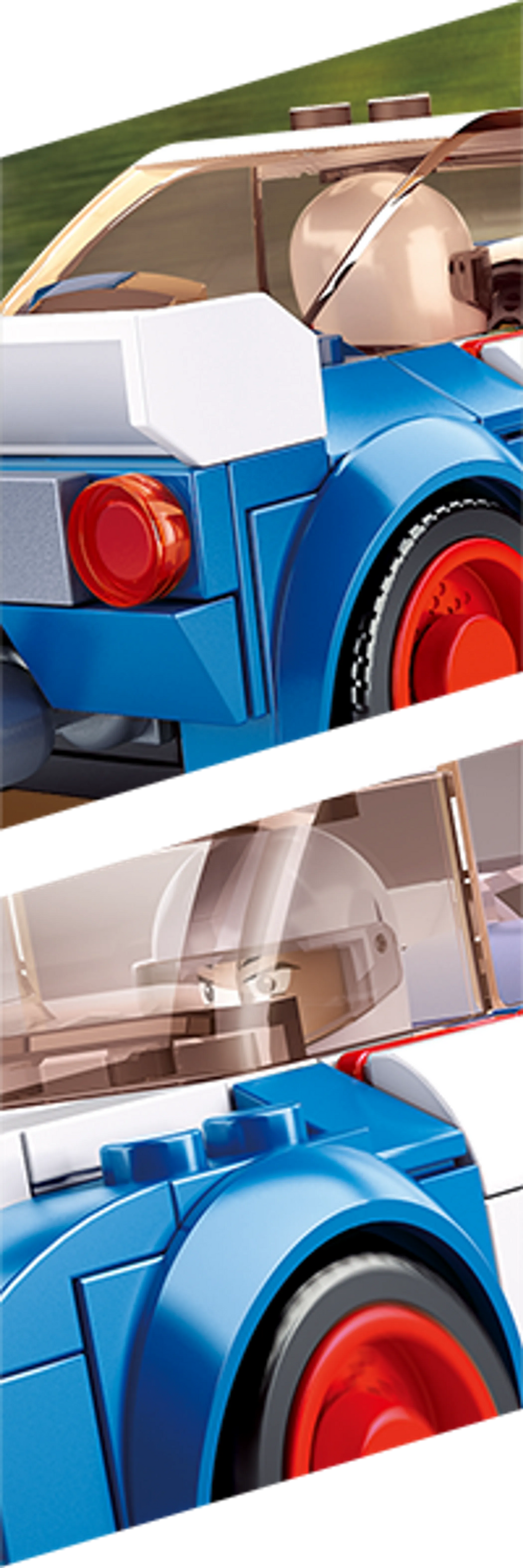 Car Club Rally Car Building Brick Kit (138 pcs)