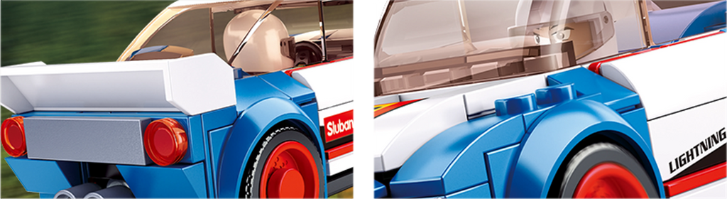 Car Club Rally Car Building Brick Kit (138 pcs)