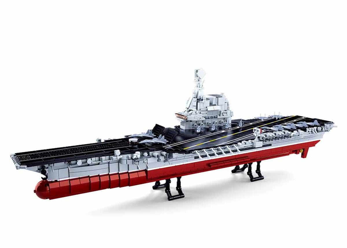 Aircraft Carrier 1:450 Scale Brick Kit (1728 pcs)
