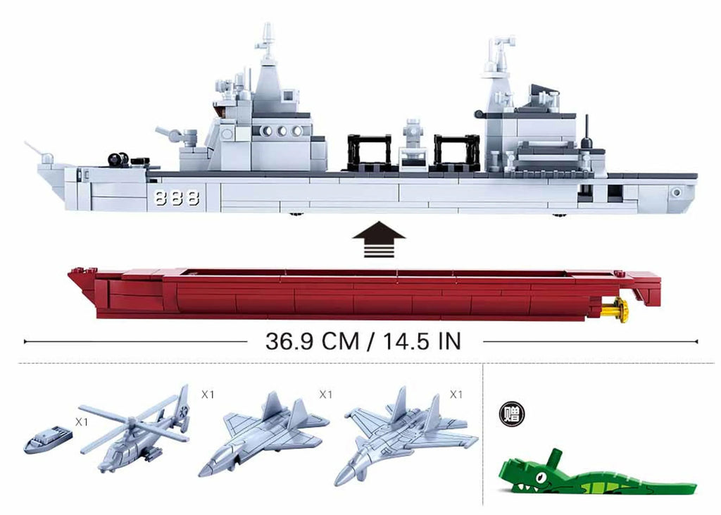 Supply Ship 1:450 Model Building Brick Kit (495 pcs)