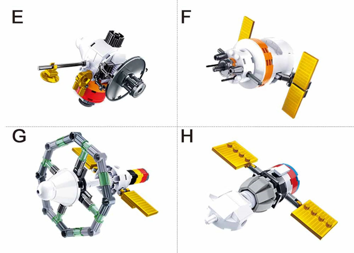 International Space Station Brick Kit, 8-in-1 (510 pcs)