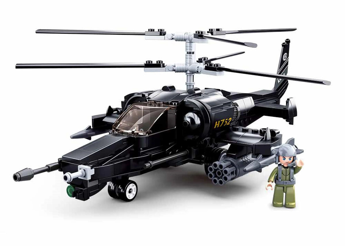 KA-50 Black Shark Helicopter Brick Kit (333 pcs)